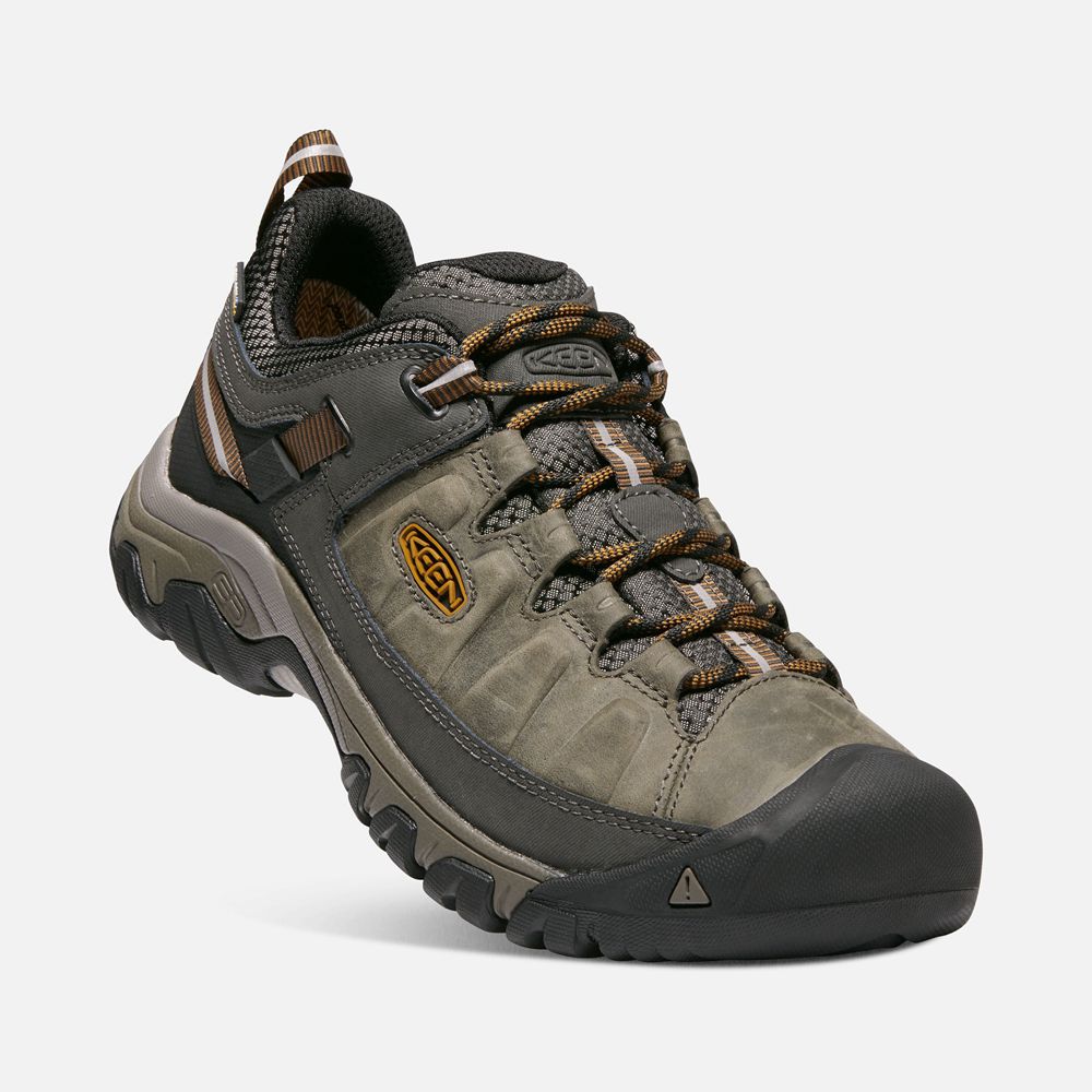 Zapatos de Seguridad Keen Mexico Verde Oliva/Negros - Hombre Targhee Iii Waterproof - RK1453267